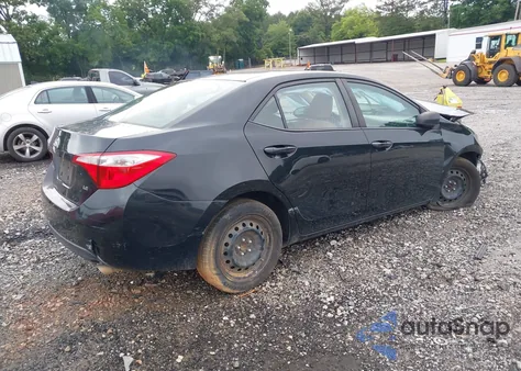 2015 Toyota Corolla Le из США, поврежденный, VIN 2T1BURHE4FC230768